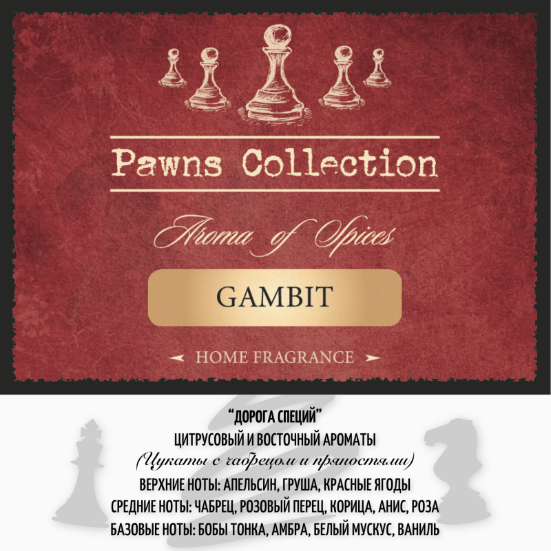 Автодиффузор для салона GAMBIT 8 мл цукаты с чабрецом и пряностями