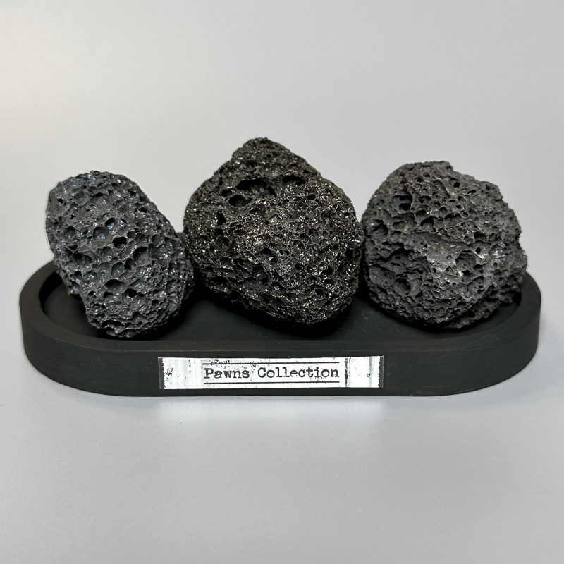 Диффузор вулканический Black Stone из камней с Тенерифе, Испания на подставке c парфюмом