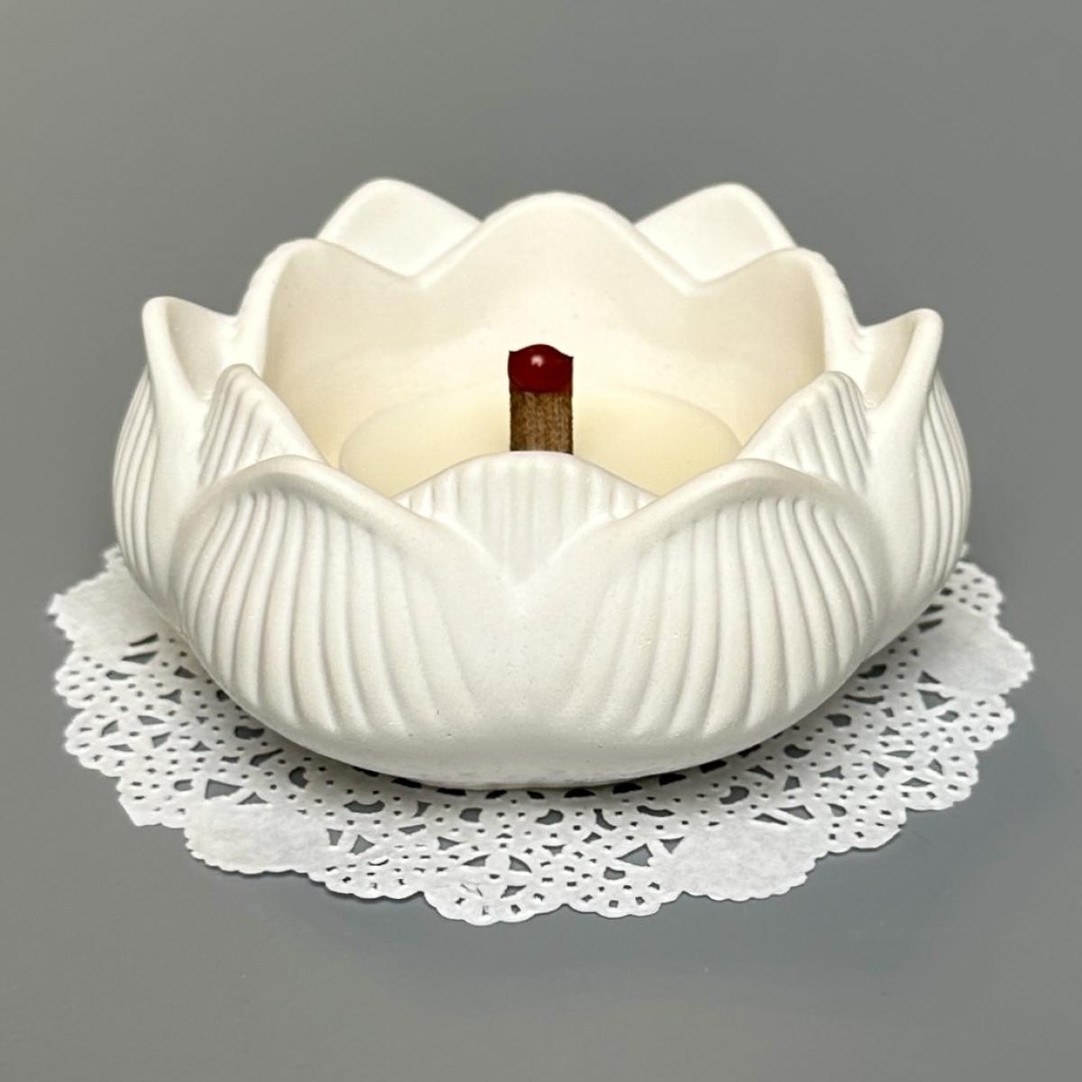 Подсвечник с ароматическими чайными свечами Candlestick Flamber для интерьера 1 шт