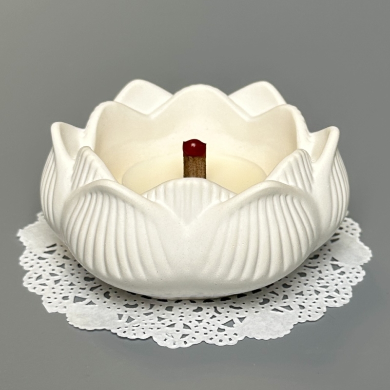 Подсвечник с ароматическими чайными свечами Candlestick Flamber для интерьера 1 шт