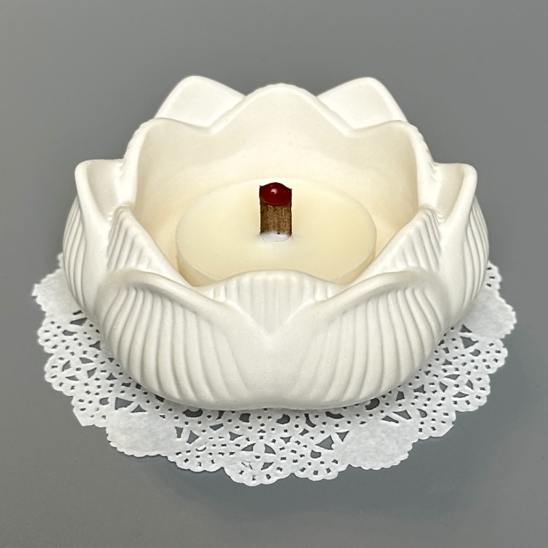 Подсвечник с ароматическими чайными свечами Candlestick Flamber для интерьера 1 шт