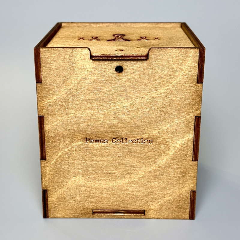 Коллекционная шкатулка Pawns Collection 14*12 см для аромадиффузоров ручной работы