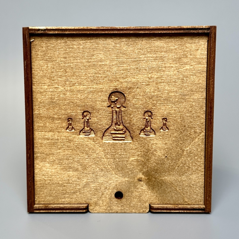 Коллекционная шкатулка Pawns Collection 14*12 см для аромадиффузоров ручной работы