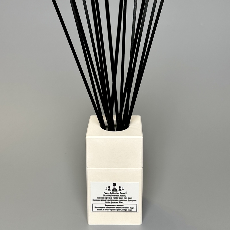 Парфюм в формате арома диффузора в гипсе DRAGON TOWER 50 мл пудровые ноты амбры и цитрусов