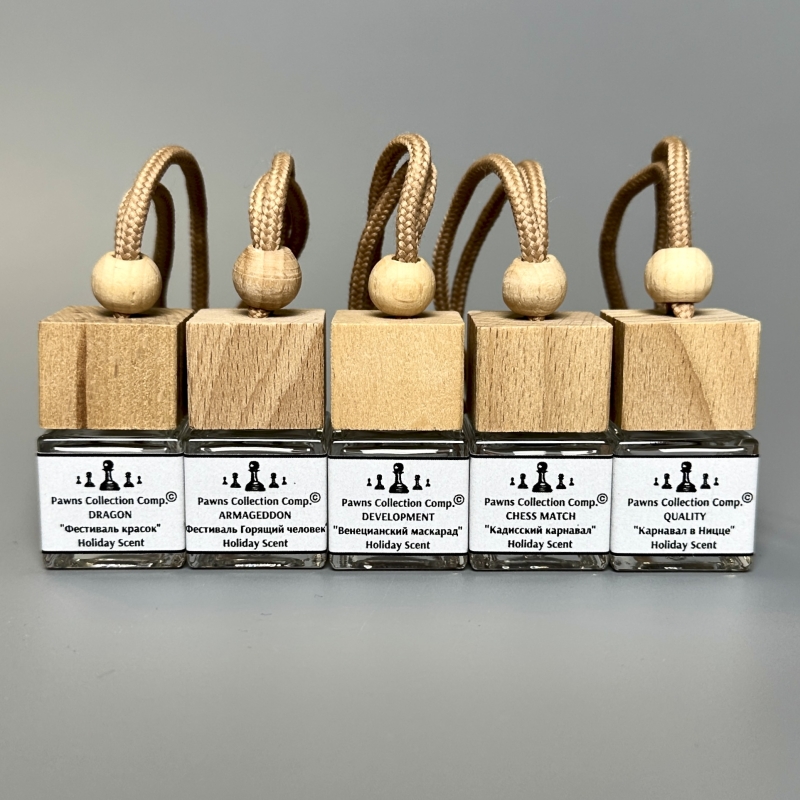 Праздничный комплект 2 в 1 диффузор и автодиффузор CHESS MATCH 58 мл ноты табака и лаврового листа