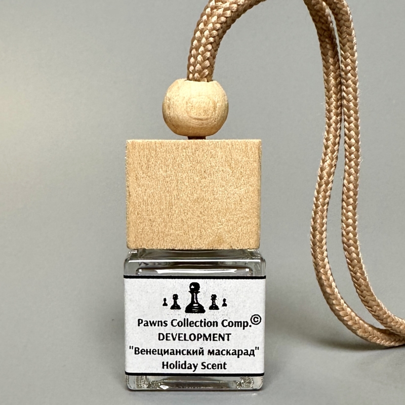 Праздничный комплект 2 в 1 диффузор и автодиффузор DEVELOPMENT 58 мл фруктовые ноты сливы и амбры