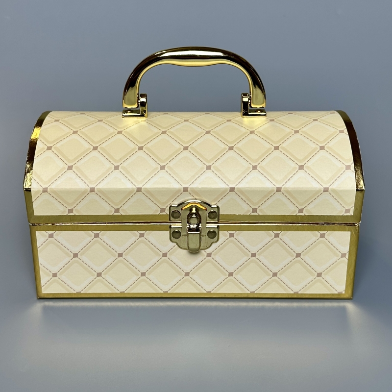 Парфюмерный подарочный сундук Chest Beige Large 25*16 см ручной работы 1 шт