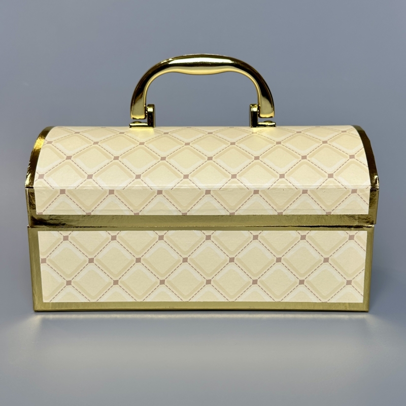 Парфюмерный подарочный сундук Chest Beige Large 25*16 см ручной работы 1 шт