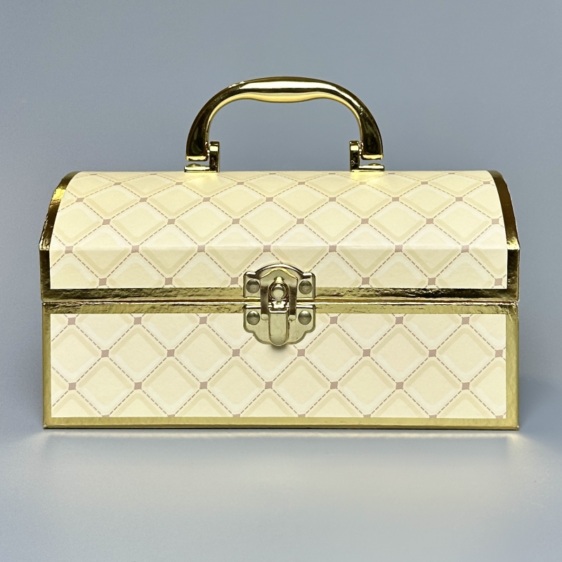 Парфюмерный подарочный сундук Chest Beige Small 20*11 см ручной работы 1 шт