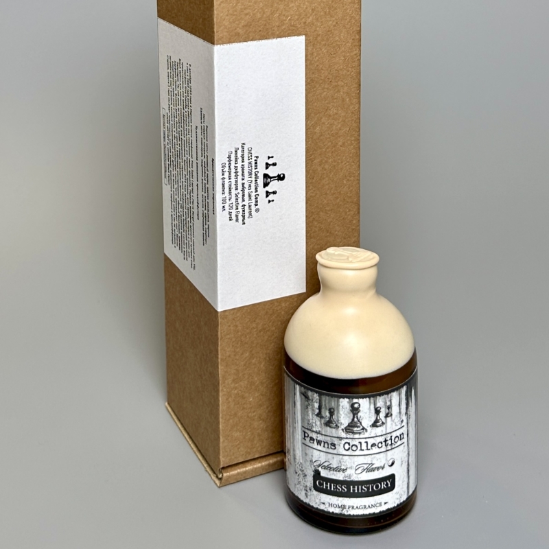 Аромадиффузор с палочками CHESS HISTORY 50 мл по мотивам парфюма Black Opium