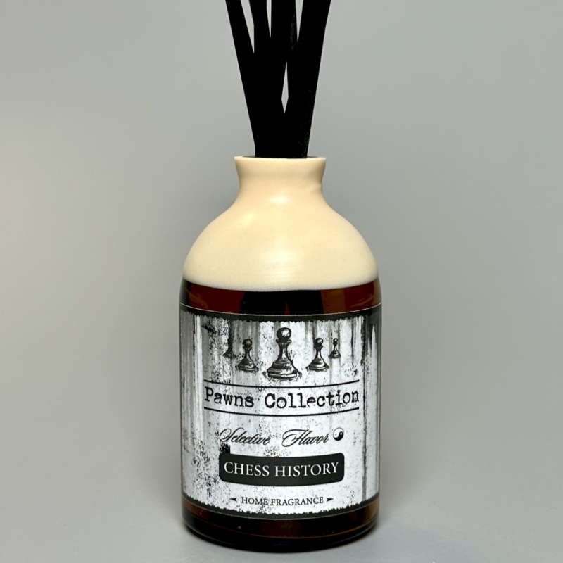 Аромадиффузор с палочками CHESS HISTORY 50 мл по мотивам парфюма Black Opium