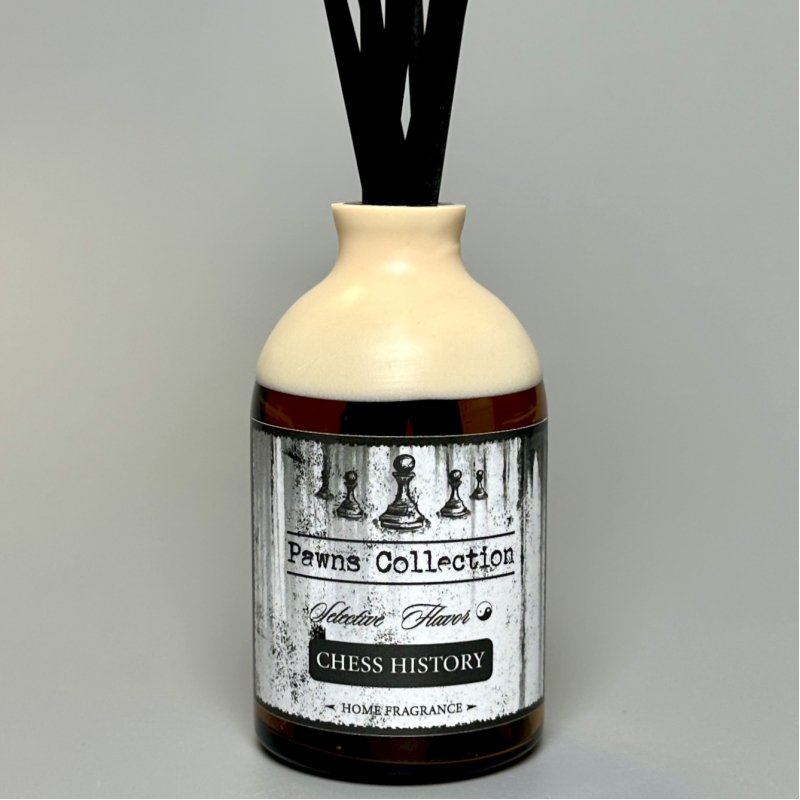 Аромадиффузор с палочками CHESS HISTORY 50 мл по мотивам парфюма Black Opium