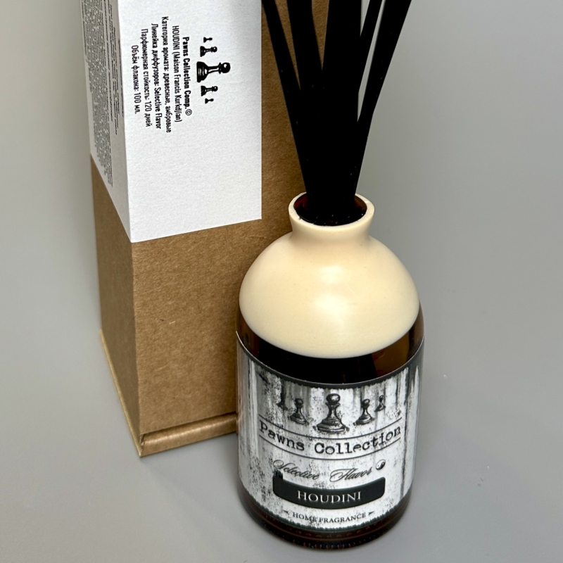 Аромадиффузор с палочками HOUDINI 50 мл по мотивам парфюма Baccarat Rouge 540