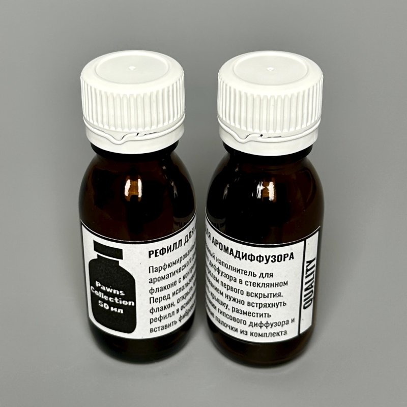 Рефилл парфюм для арома диффузора в гипсе Refill Quality Tower 50 мл пьянящие ноты бурбона с мёдом и табака