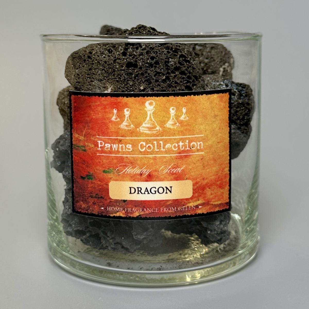 Интерьерный аромадиффузор с парфюмом DRAGON из вулканических камней с Тенерифе