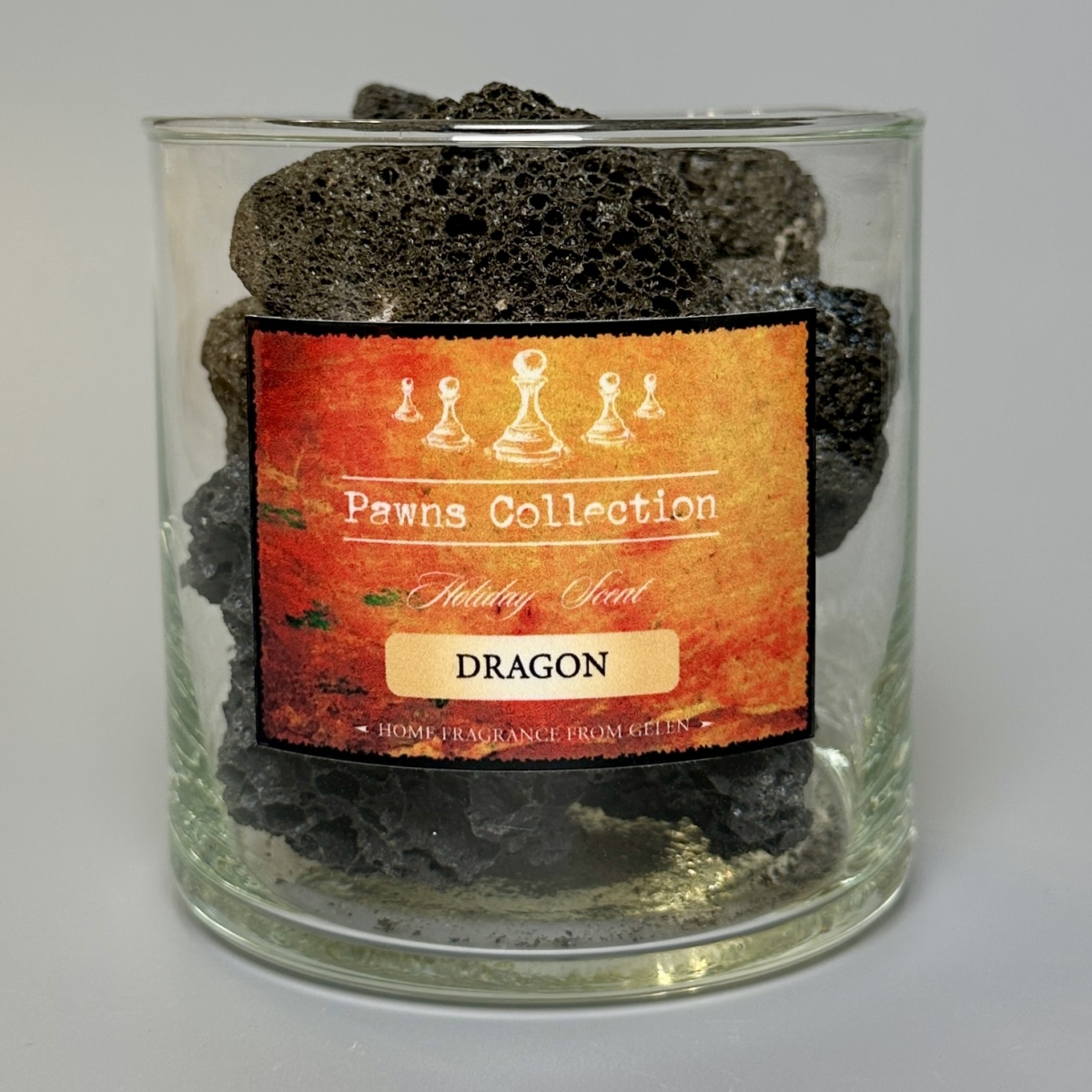 Интерьерный аромадиффузор с парфюмом DRAGON 8 мл из вулканических камней с Тенерифе 300 гр